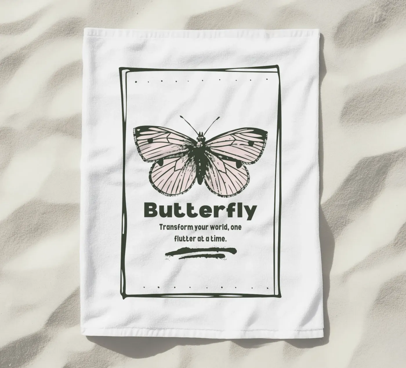 butterfly Strandtuch von khoailang