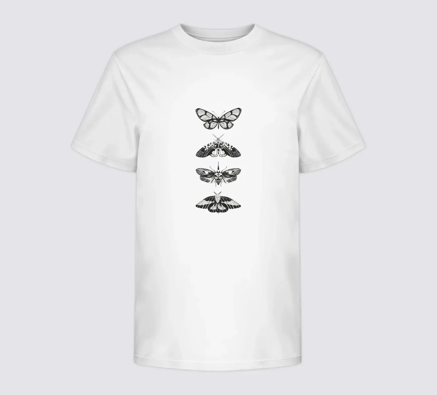 butterfly t-shirt bambini da khoailang