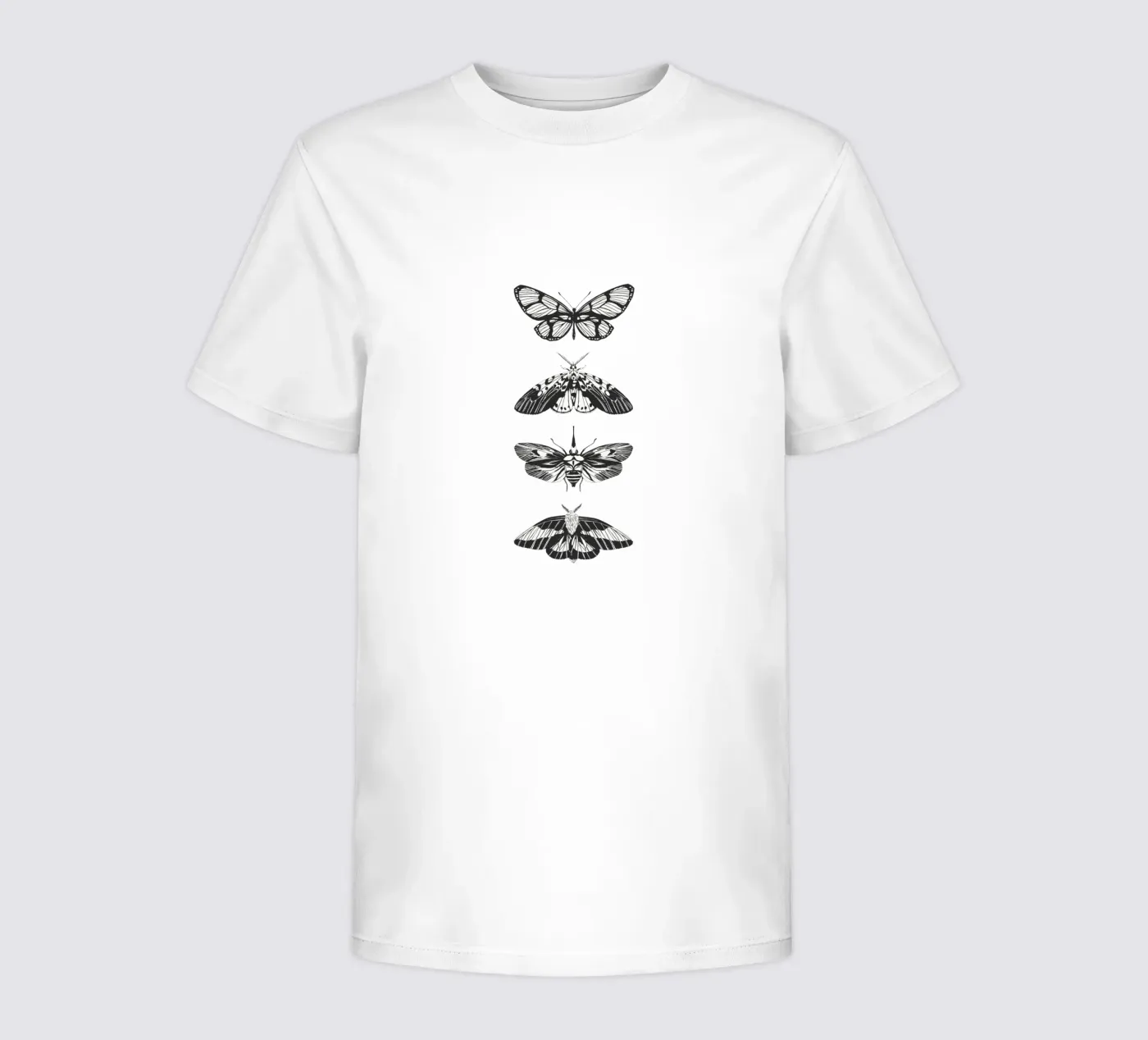 butterfly t-shirt bambini da khoailang