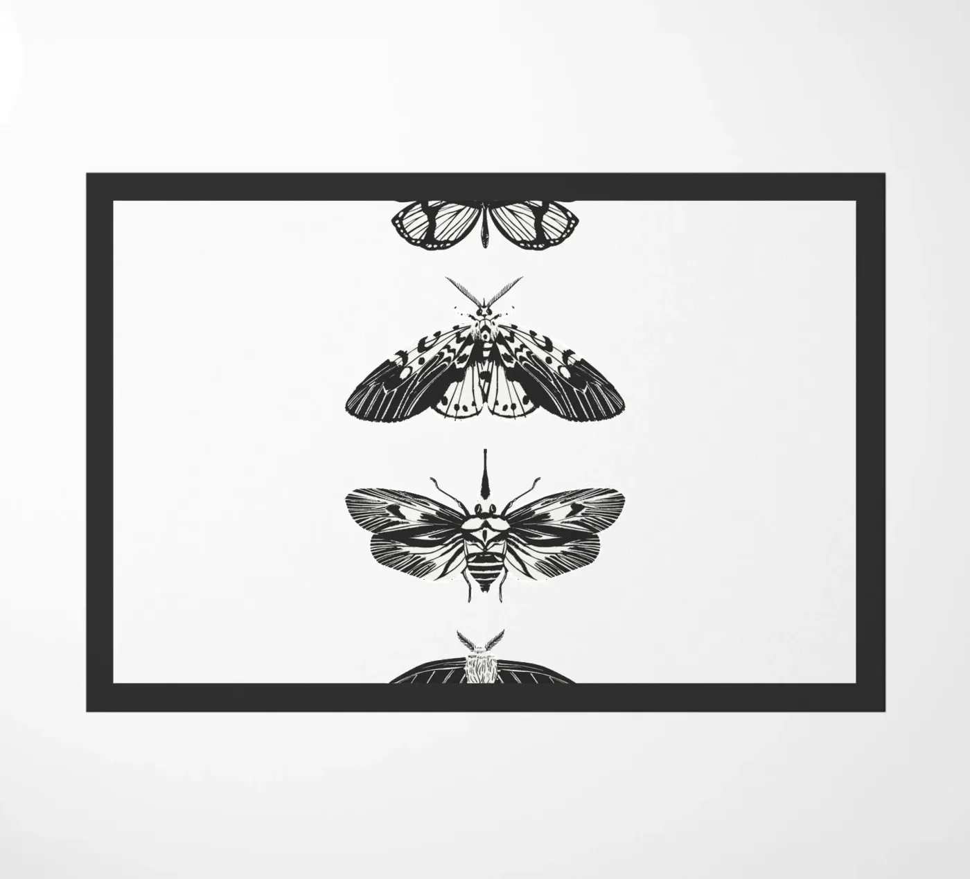 vlinder deurmat van khoailang