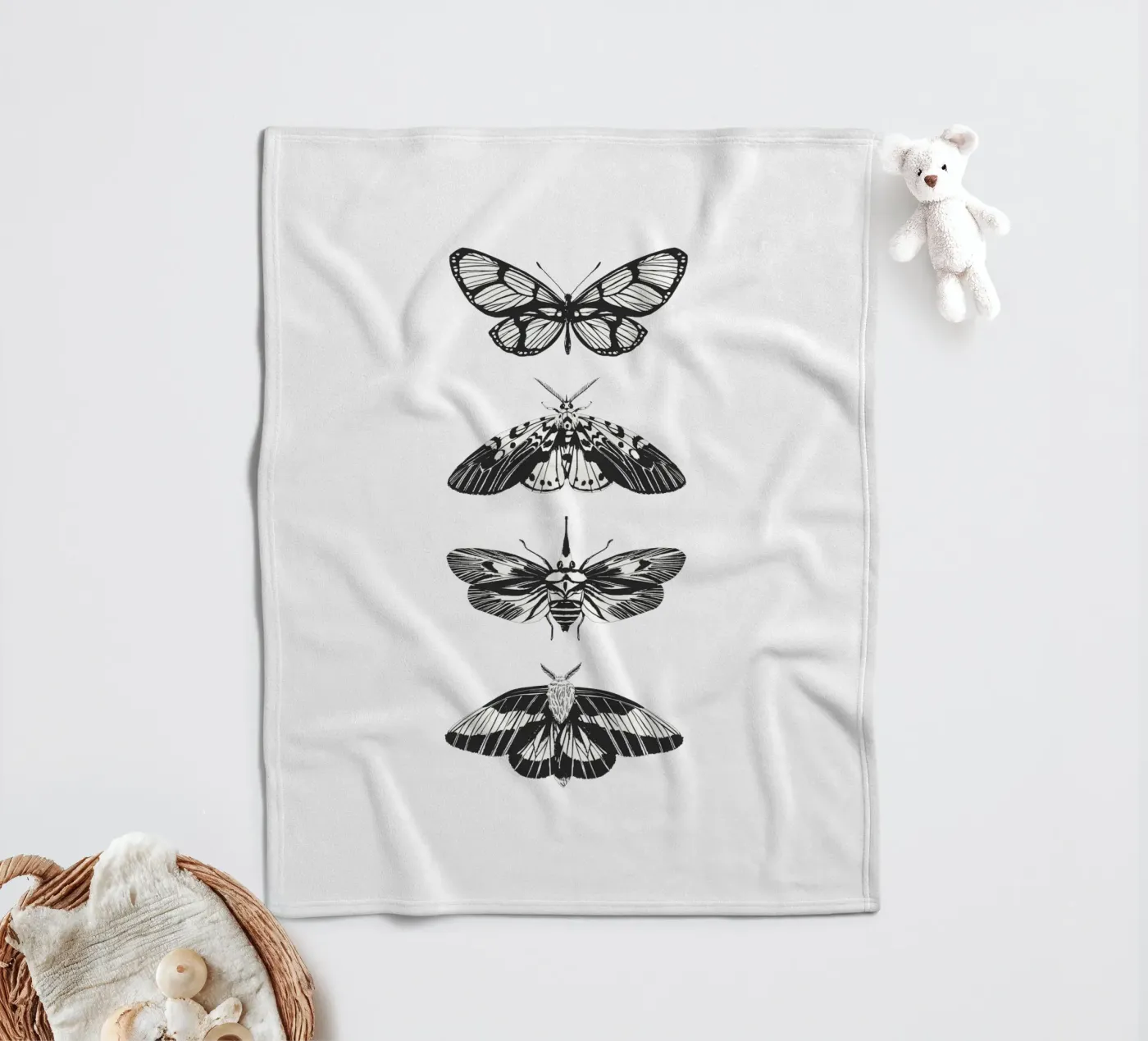 farfalla coperta in pile da khoailang