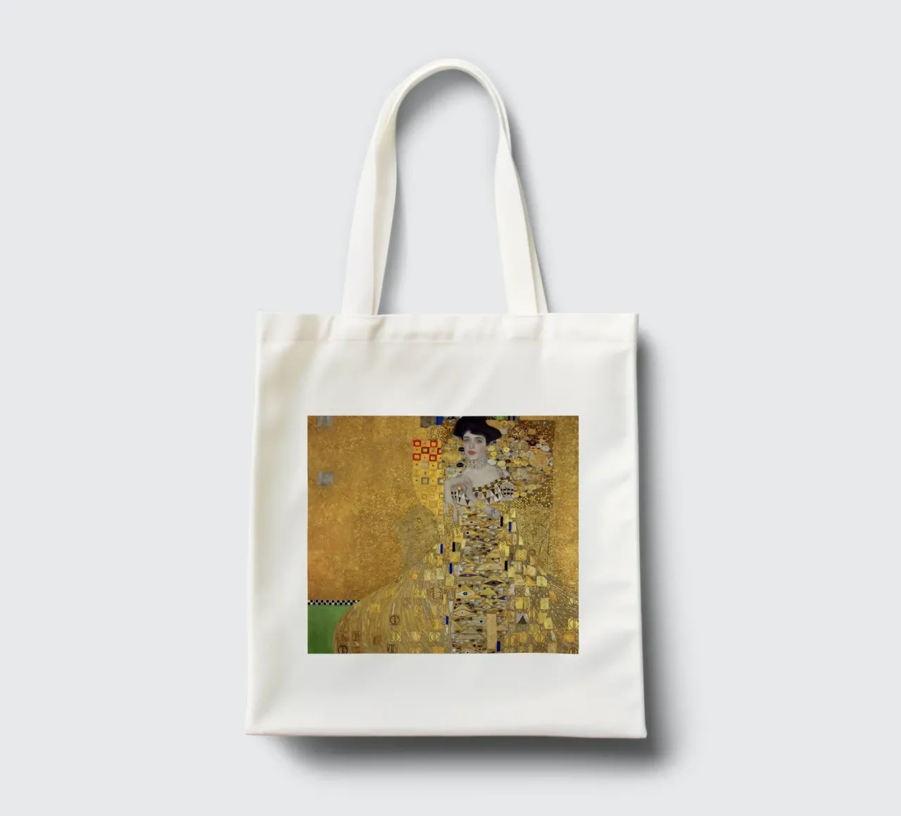 Klimt  Portrait of Adele Bloch-Bauer borsa in juta da Venus Art