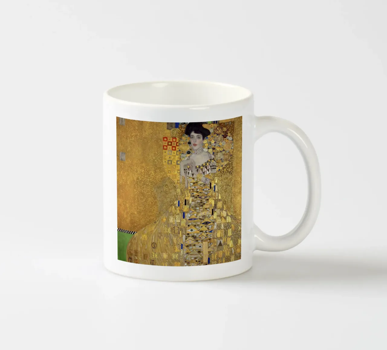 Klimt  Portrait of Adele Bloch-Bauer tazza in ceramica da Venus Art
