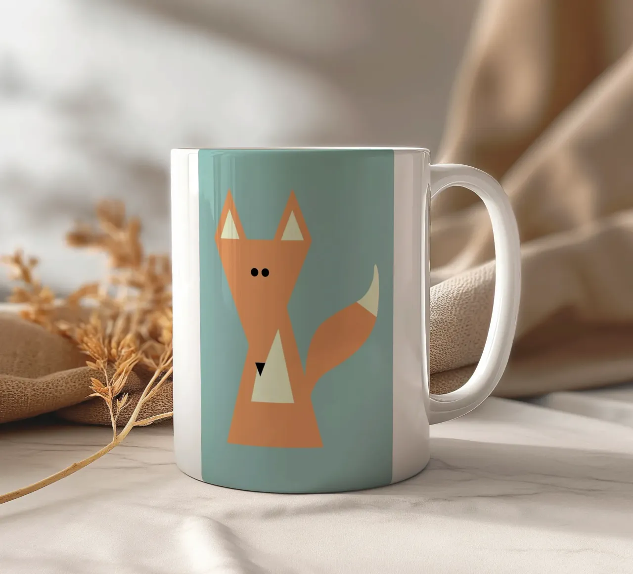 Ray the Fox tazza in ceramica da Marx & Croft