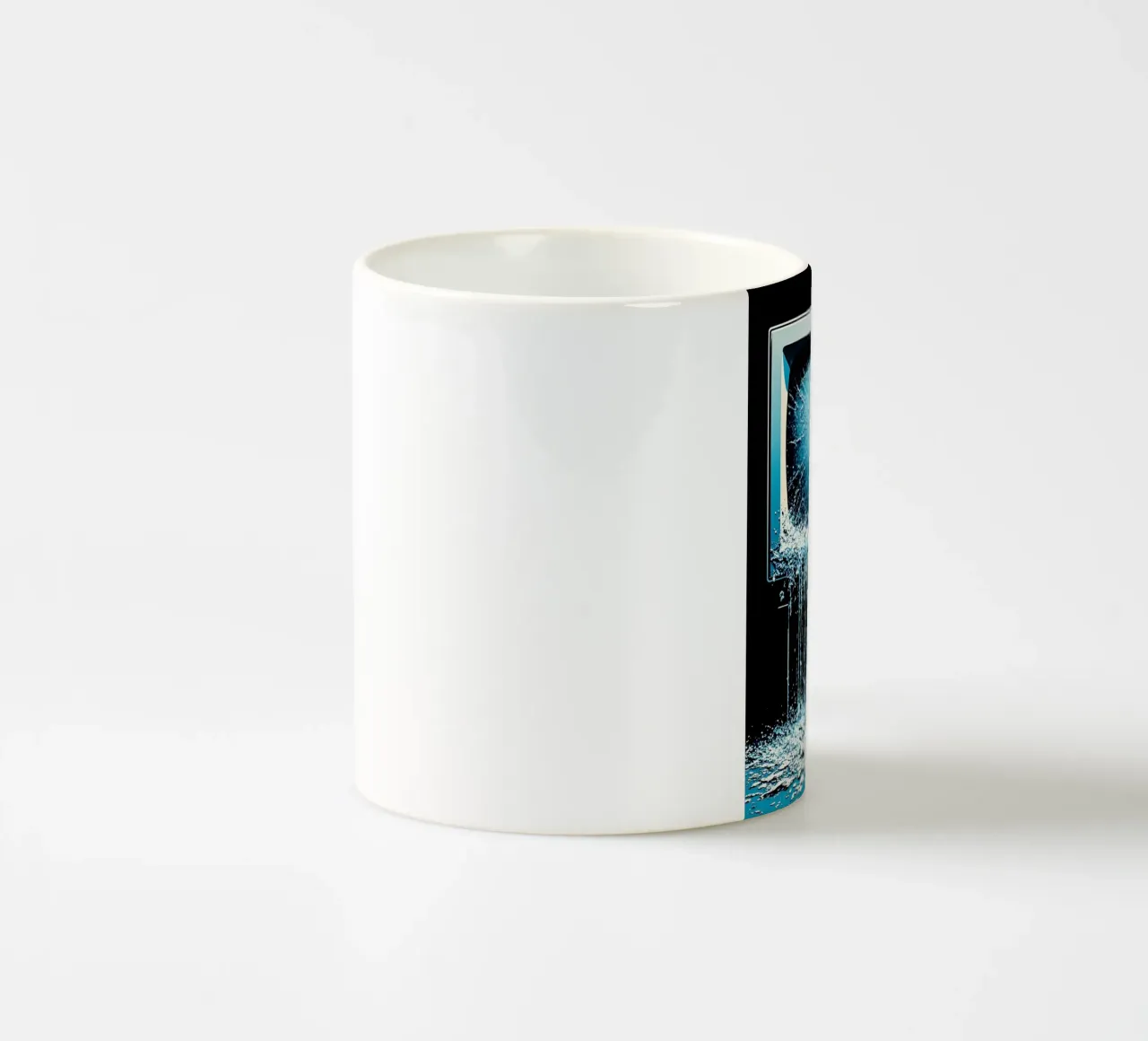 Televisione in fusione - Pop Art tazza in ceramica da ColorCrash Gallery