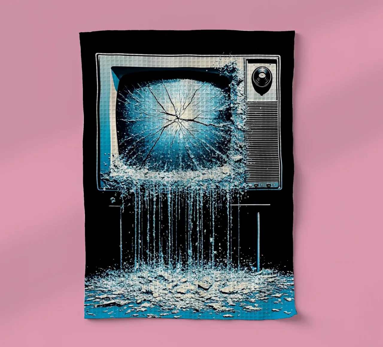 Televisione in fusione - Pop Art canovaccio da cucina da ColorCrash Gallery