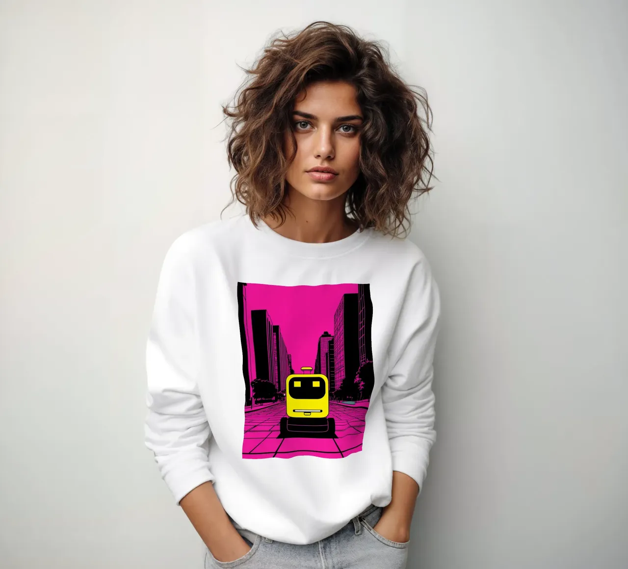 Robot - Pop Art felpa da ColorCrash Gallery