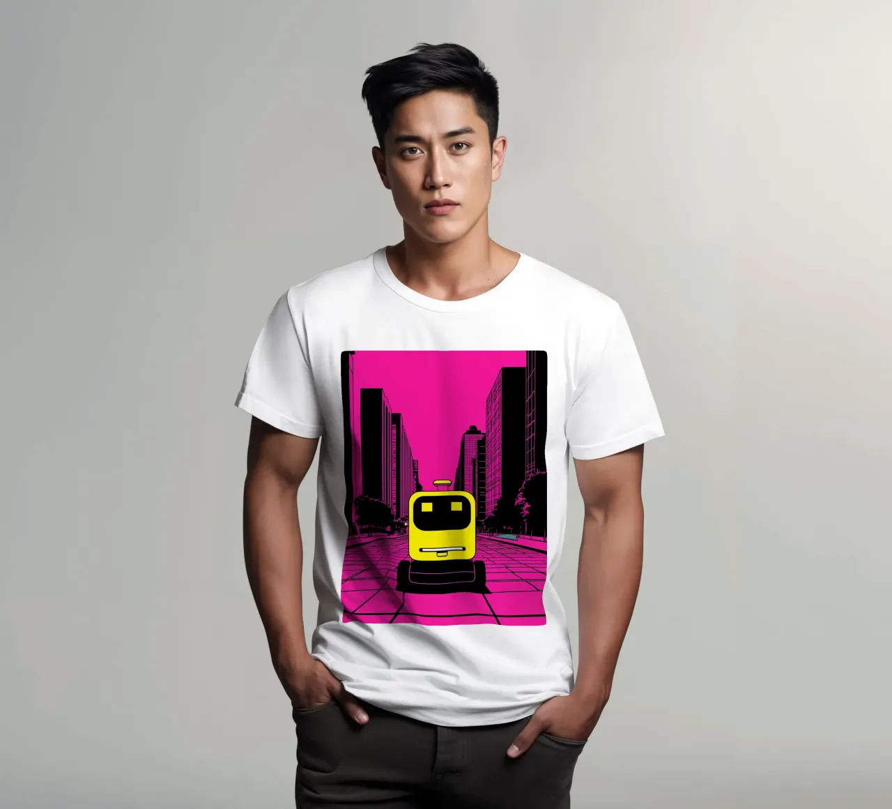 Robot - Pop Art t-shirt da ColorCrash Gallery