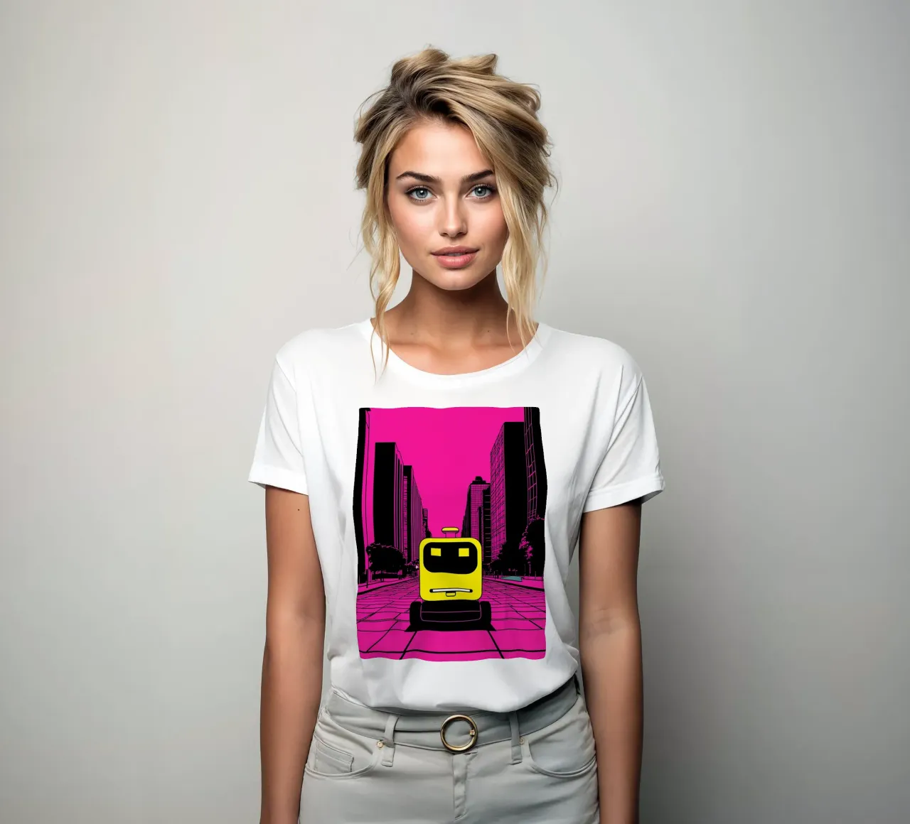 Robot - Pop Art t-shirt da donna da ColorCrash Gallery