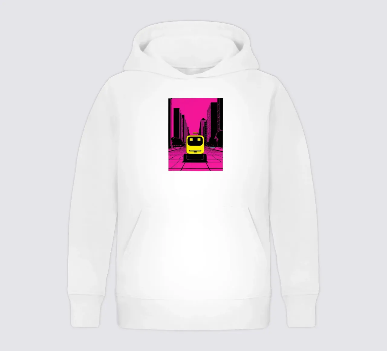 Robot - Pop Art felpa bambino con cappuccio da ColorCrash Gallery