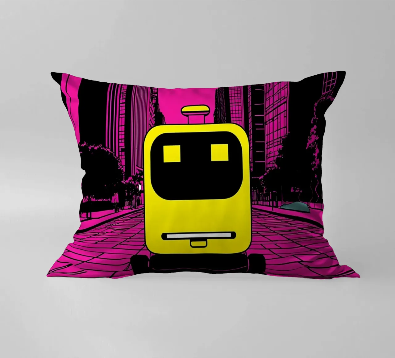 Robot - Pop Art cuscino da ColorCrash Gallery