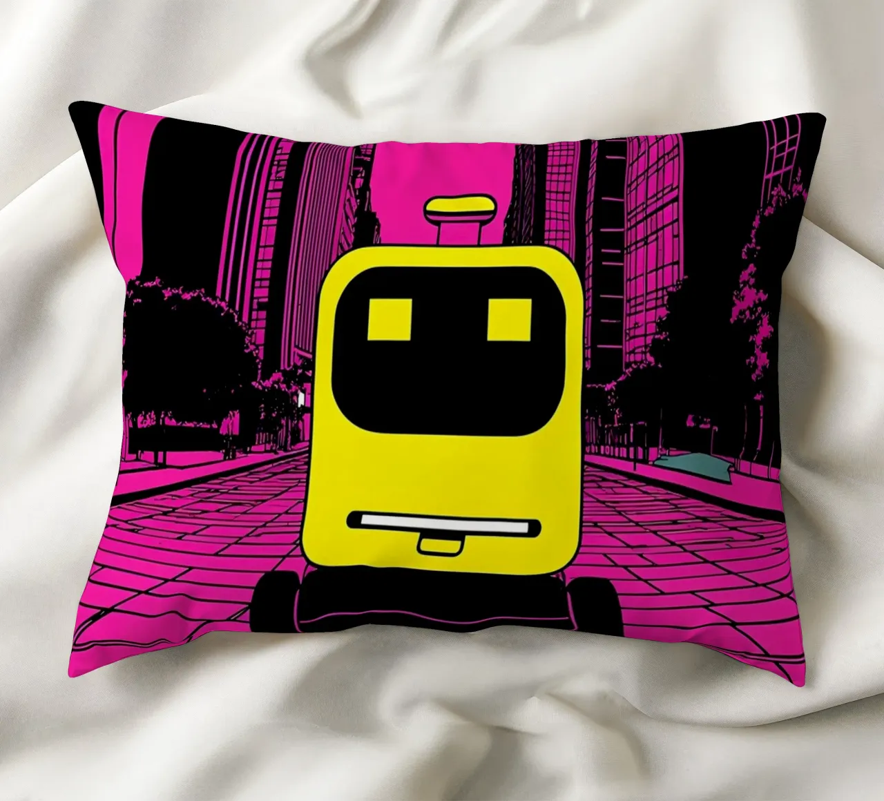 Robot - Pop Art cuscino da ColorCrash Gallery