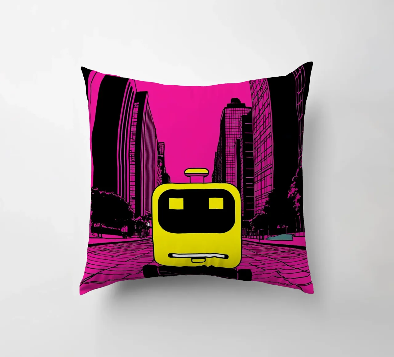 Robot - Pop Art cuscino da ColorCrash Gallery