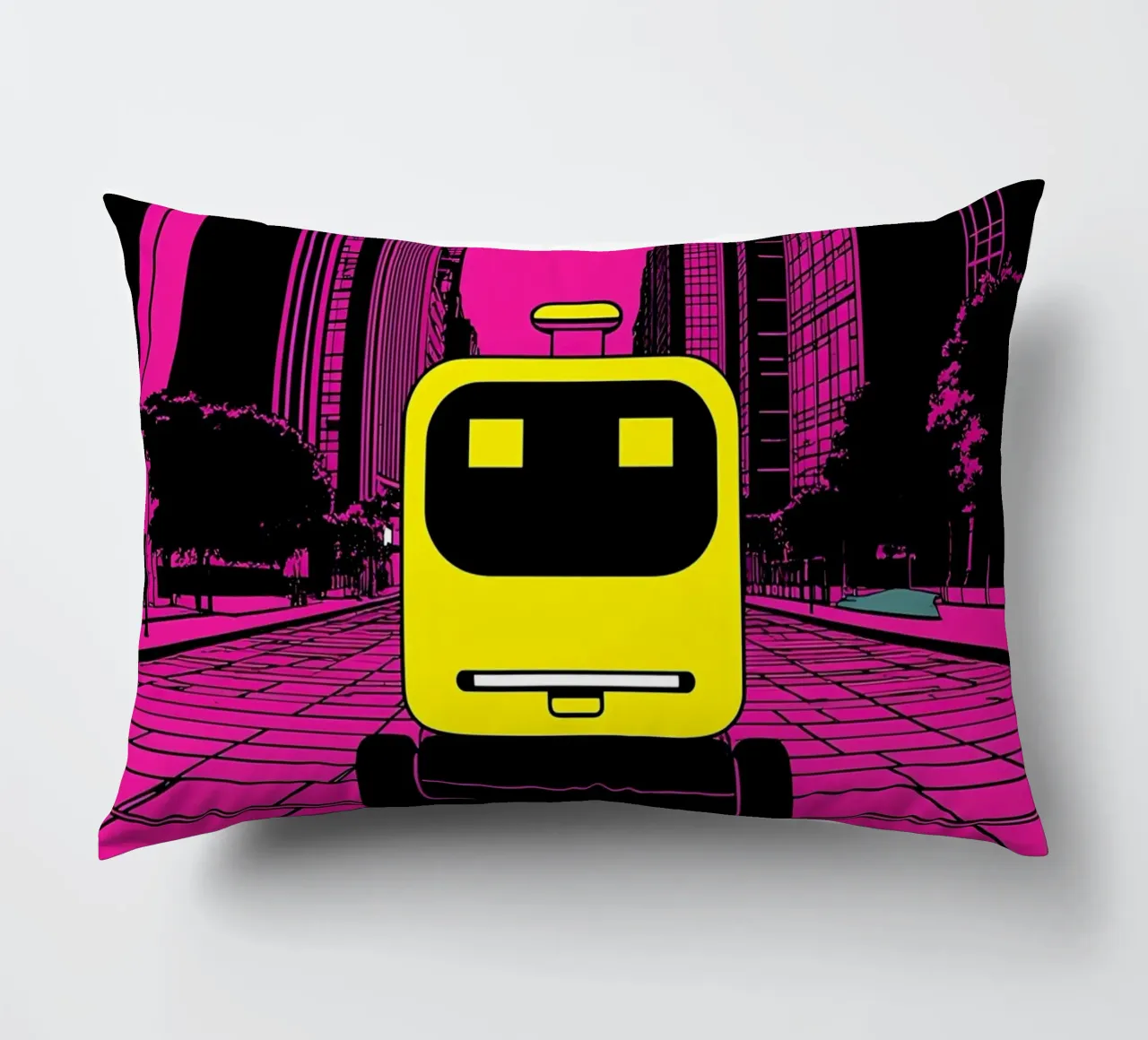 Robot - Pop Art cuscino da ColorCrash Gallery