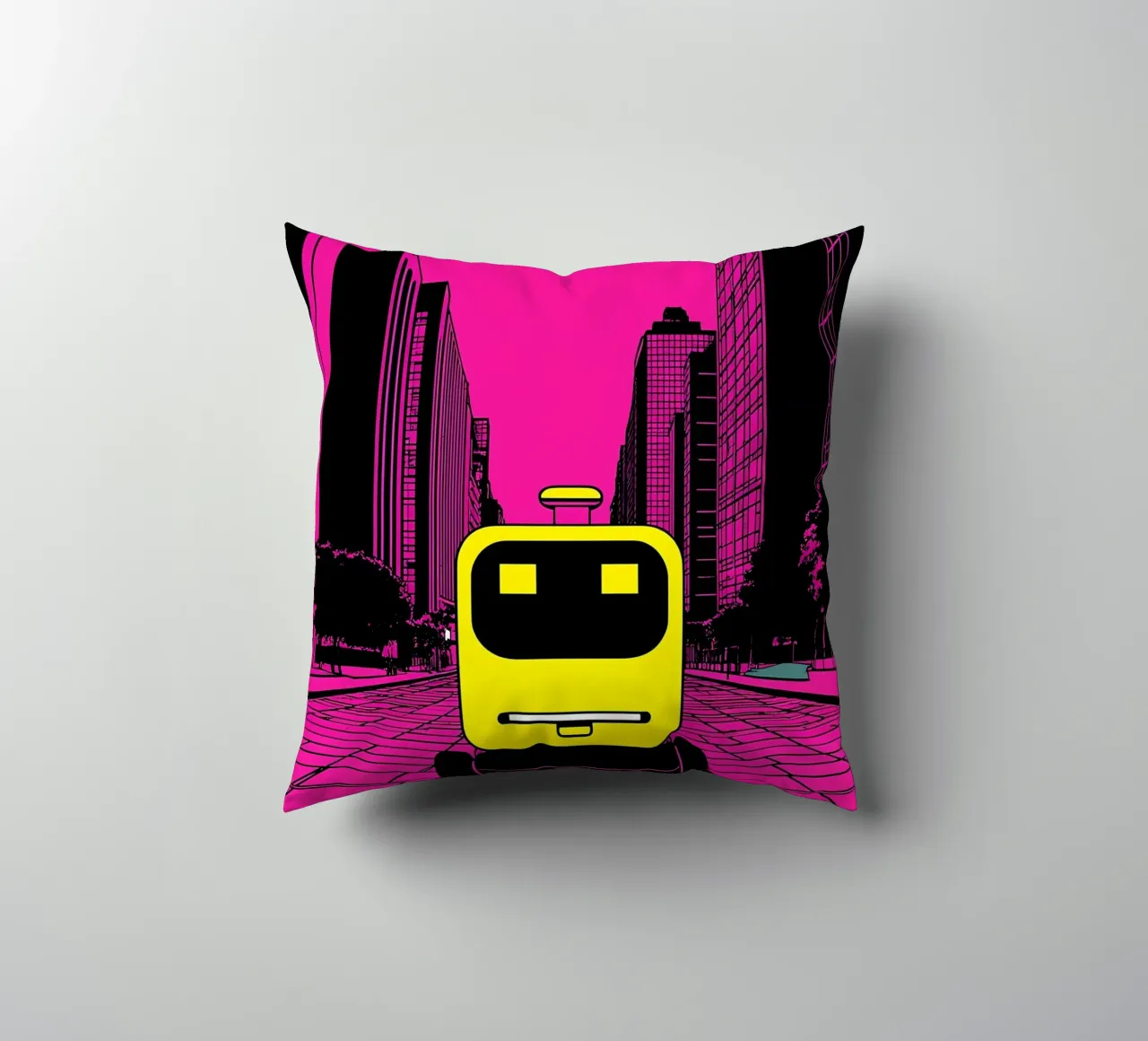 Robot - Pop Art cuscino da ColorCrash Gallery