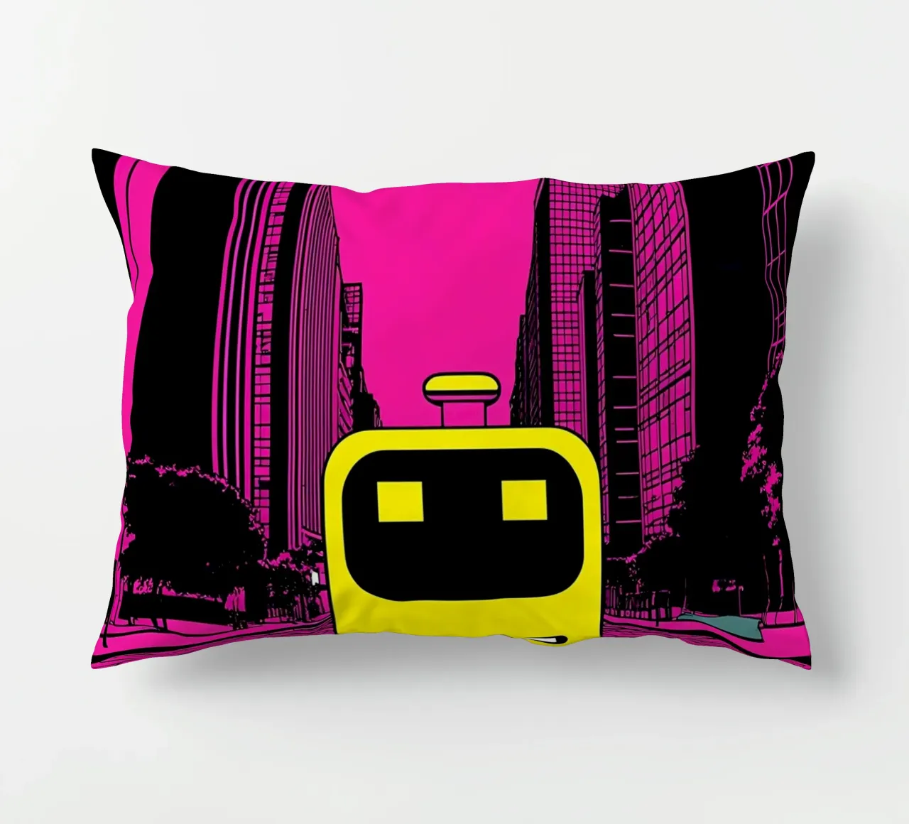 Robot - Pop Art cuscino da ColorCrash Gallery