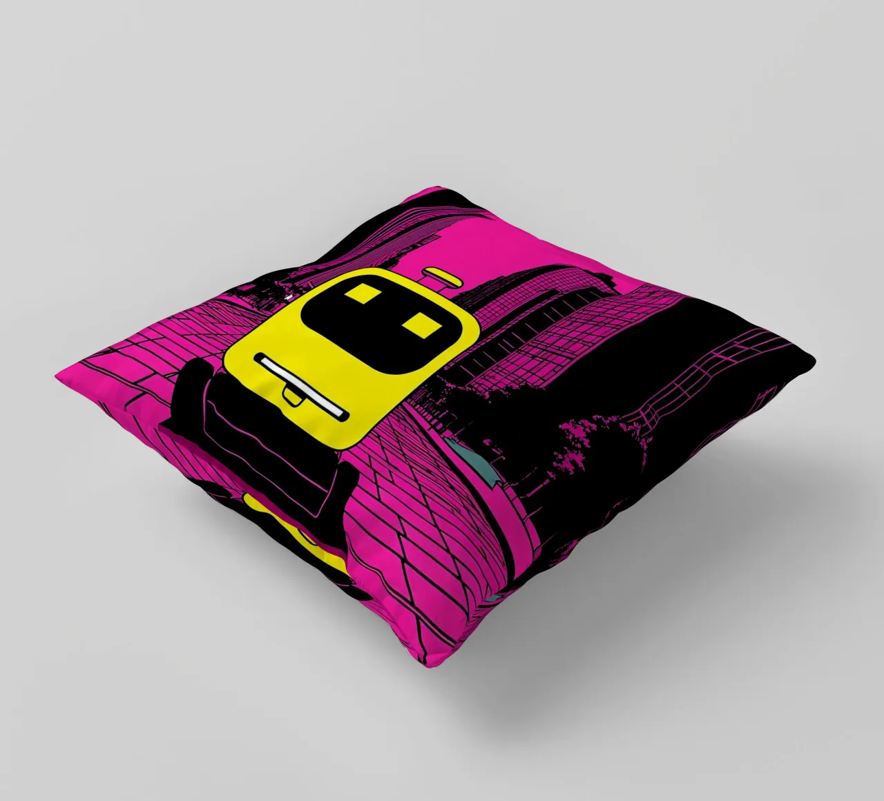 Robot - Pop Art cuscino da ColorCrash Gallery