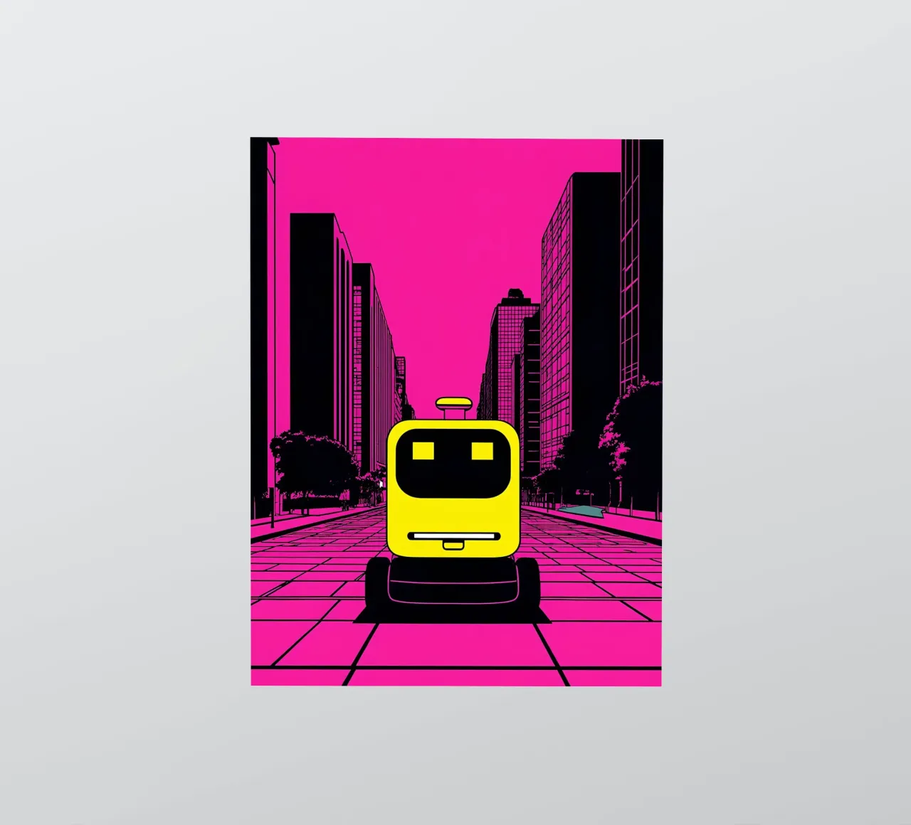 Robot - Pop Art adesivo da ColorCrash Gallery