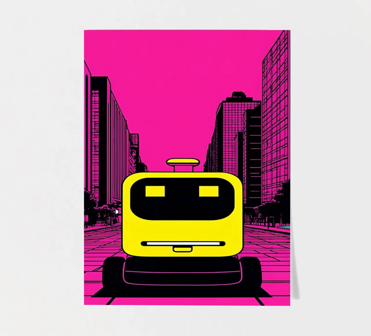 Robot - Pop Art foglio adesivo da ColorCrash Gallery