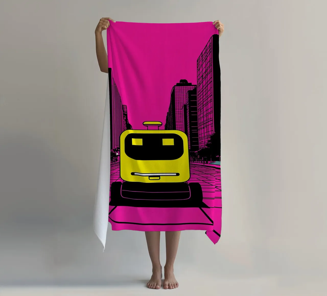 Robot - Pop Art telo mare da ColorCrash Gallery