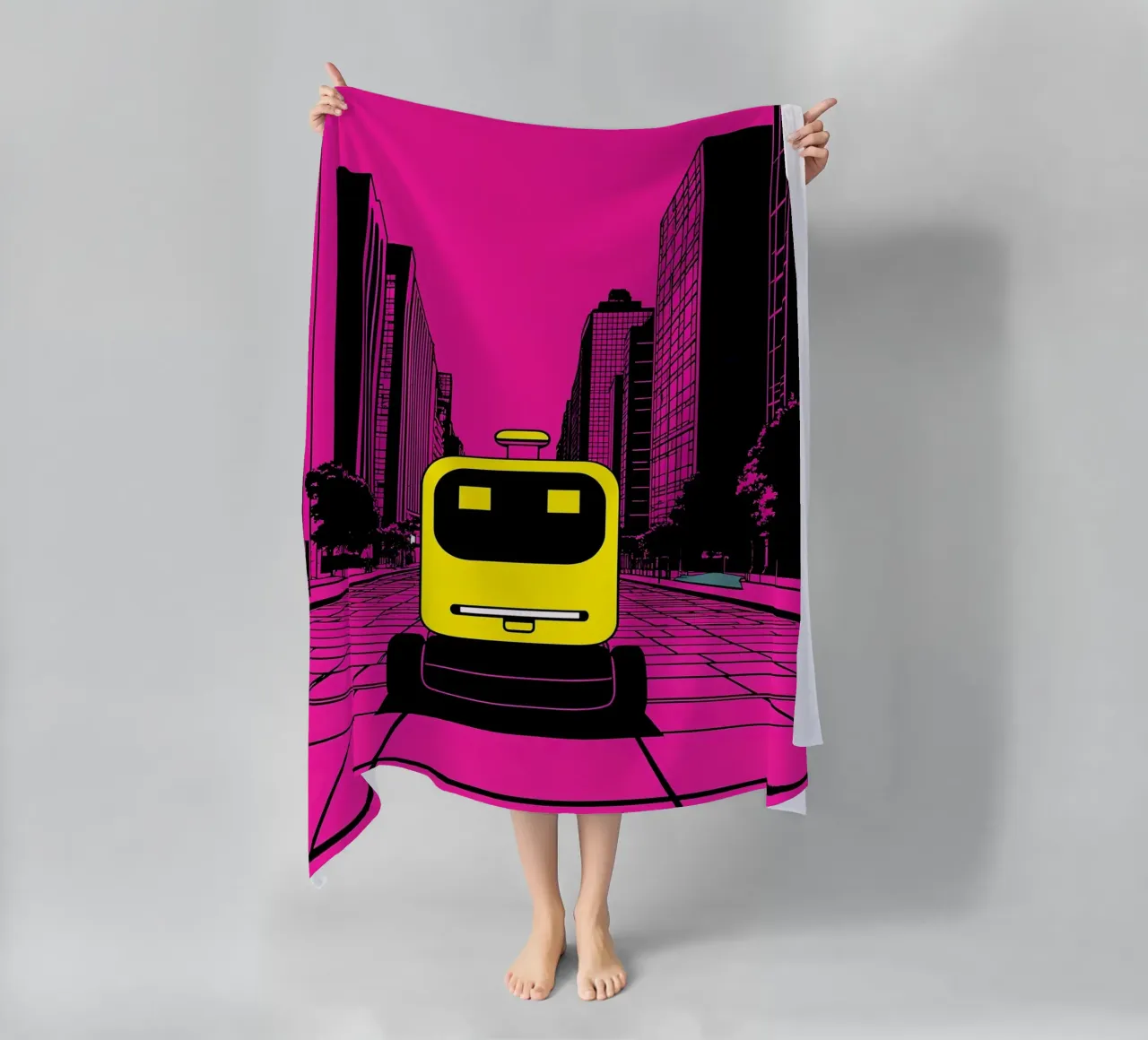 Robot - Pop Art telo mare da ColorCrash Gallery