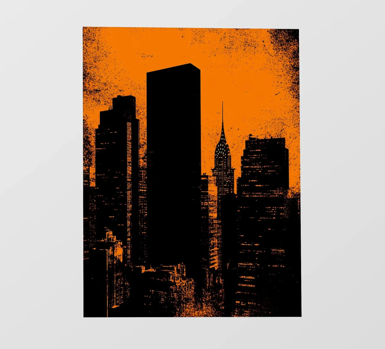 Stad - Pop-art fotobehang van ColorCrash Gallery