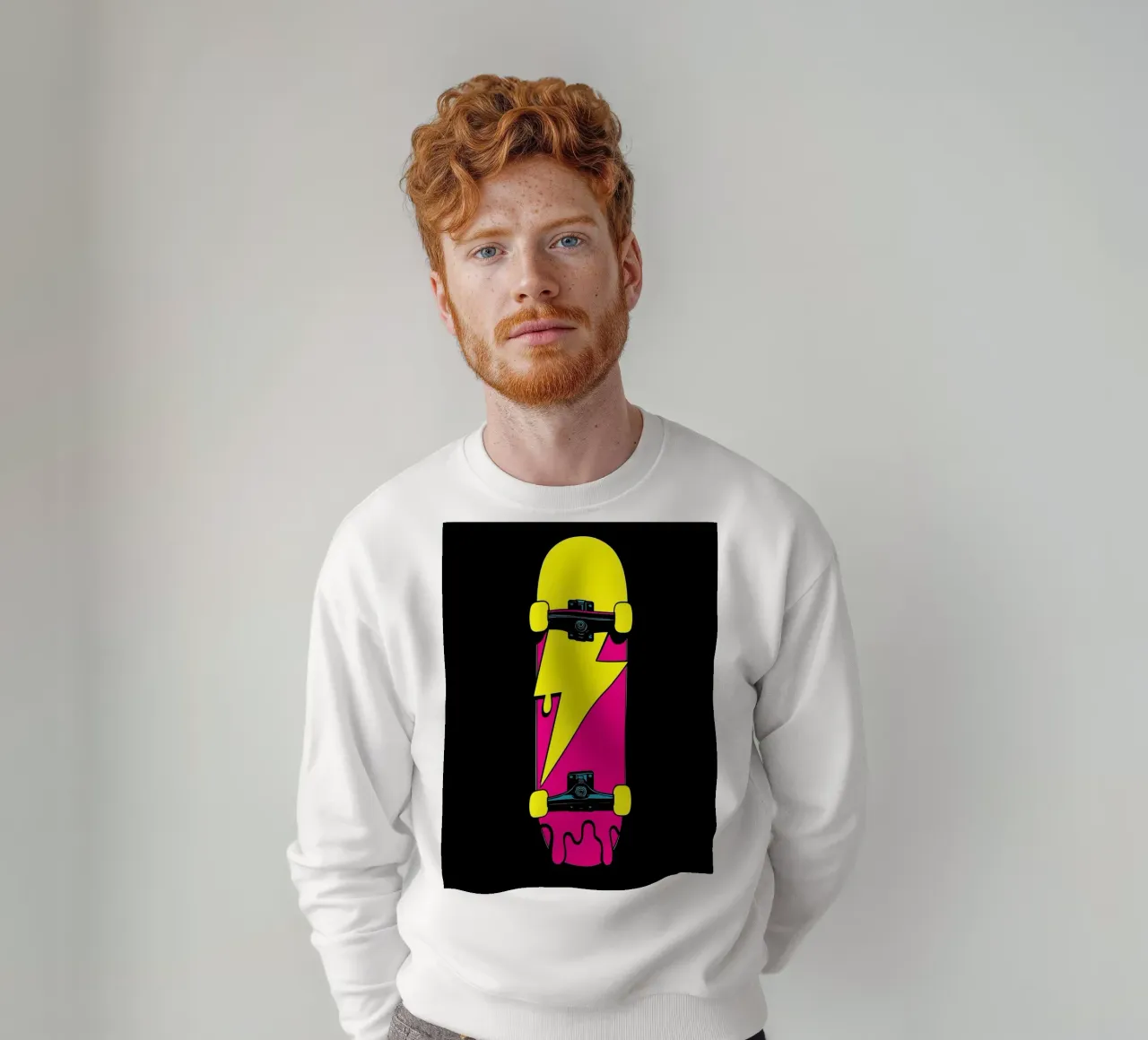 Skateboard Saetta - Pop Art felpa da ColorCrash Gallery
