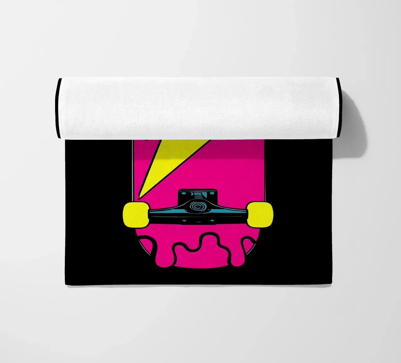Skateboard Saetta - Pop Art telo mare da ColorCrash Gallery