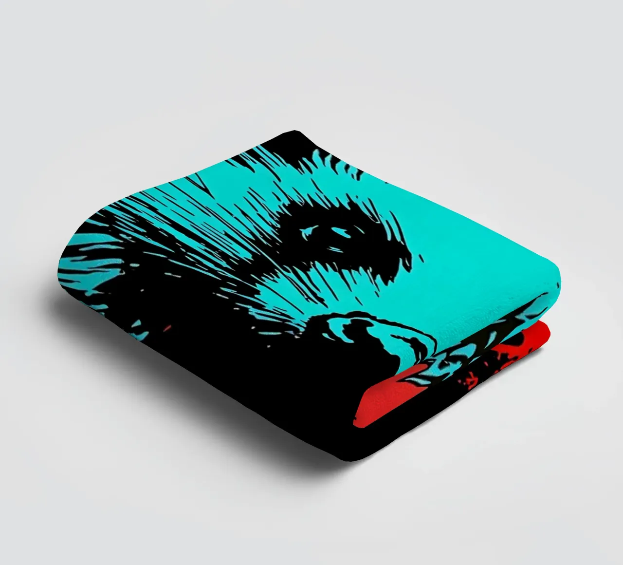 Riccio - Pop Art asciugamano da bagno da ColorCrash Gallery