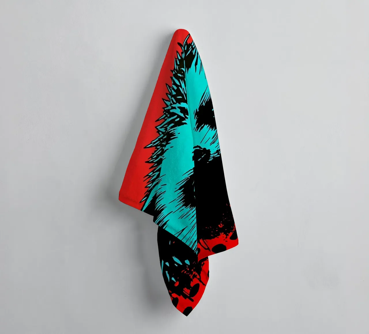 Riccio - Pop Art asciugamano da bagno da ColorCrash Gallery