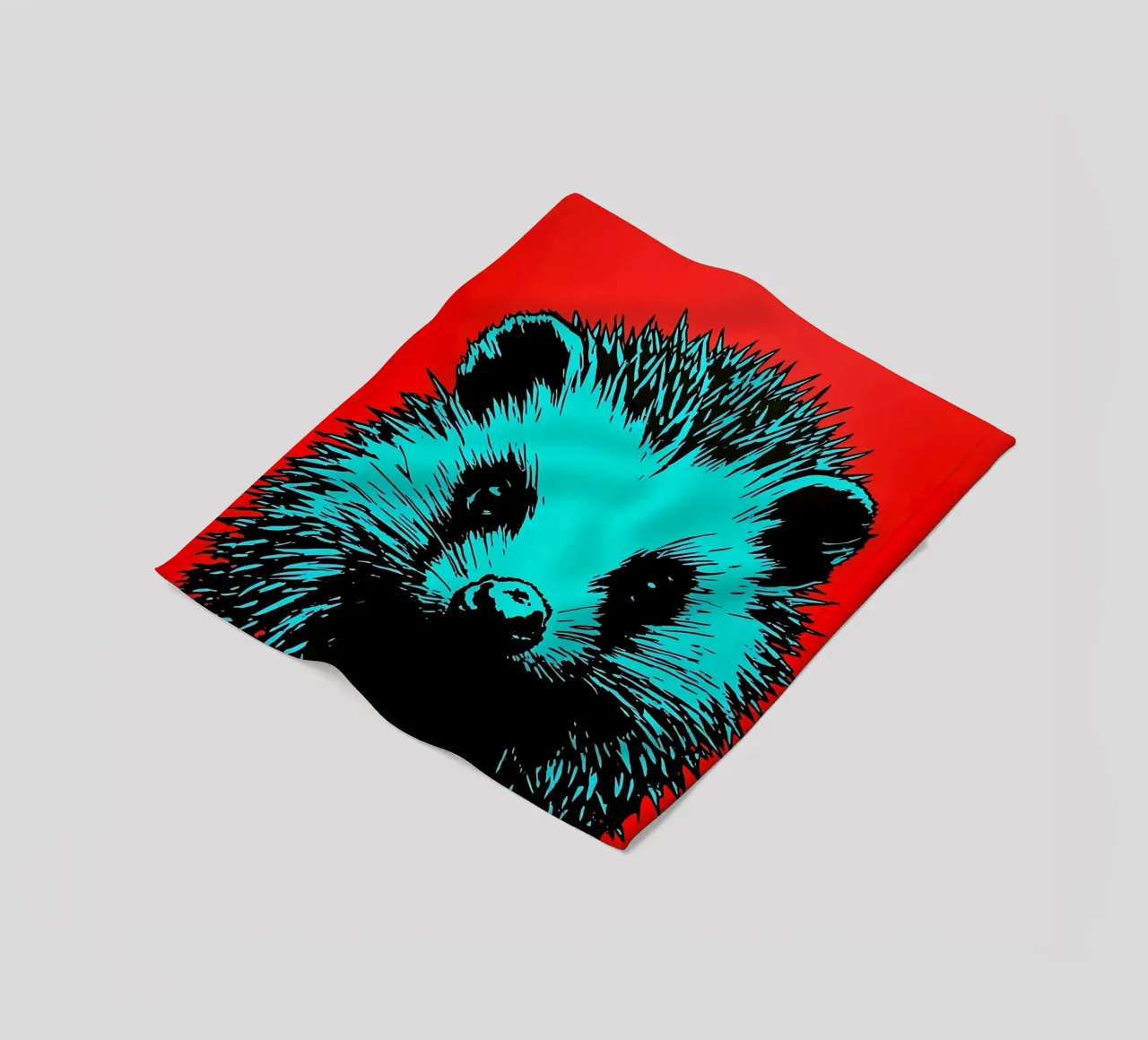Riccio - Pop Art coperta in pile da ColorCrash Gallery