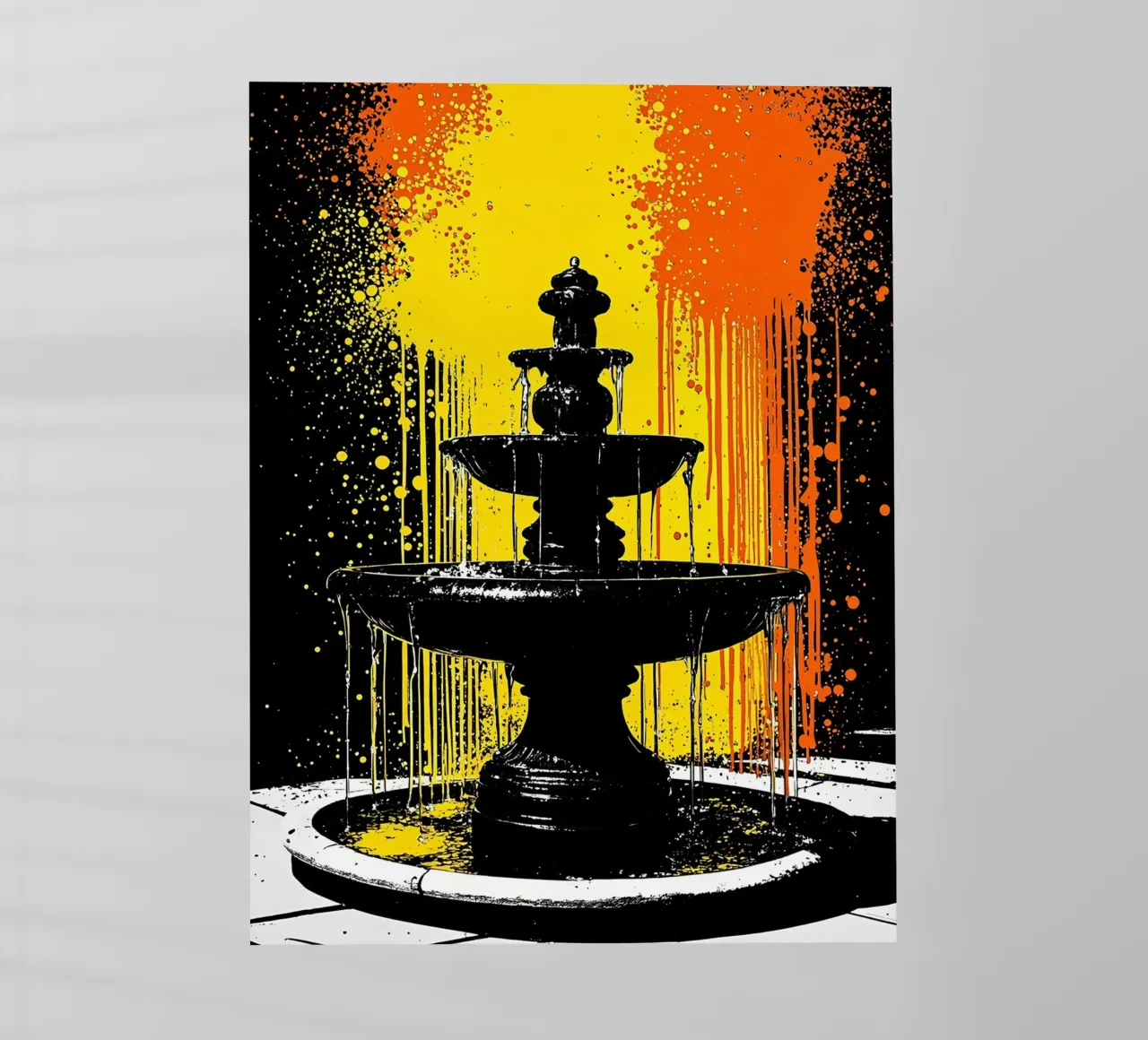 Fuente - Pop Art lámina retroiluminada de ColorCrash Gallery