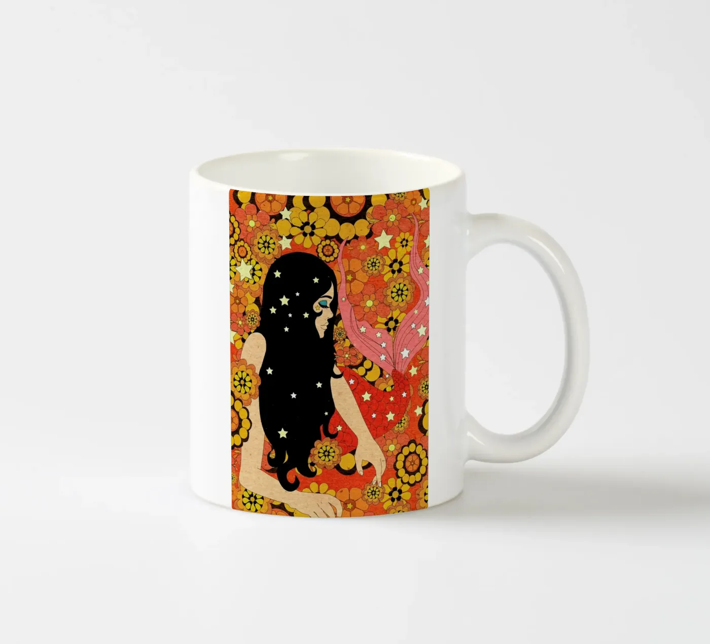 Mer ceramic mug by Kris Tate