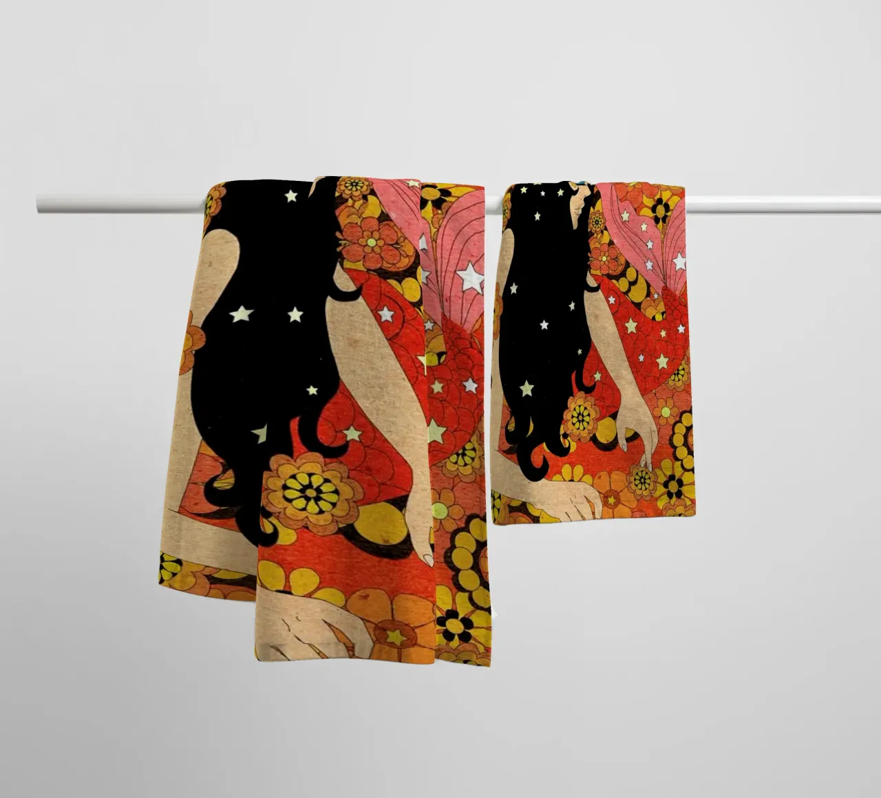Mer towel by Kris Tate