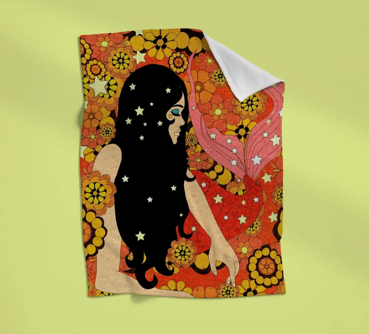 Mer Fleecedecke von Kris Tate