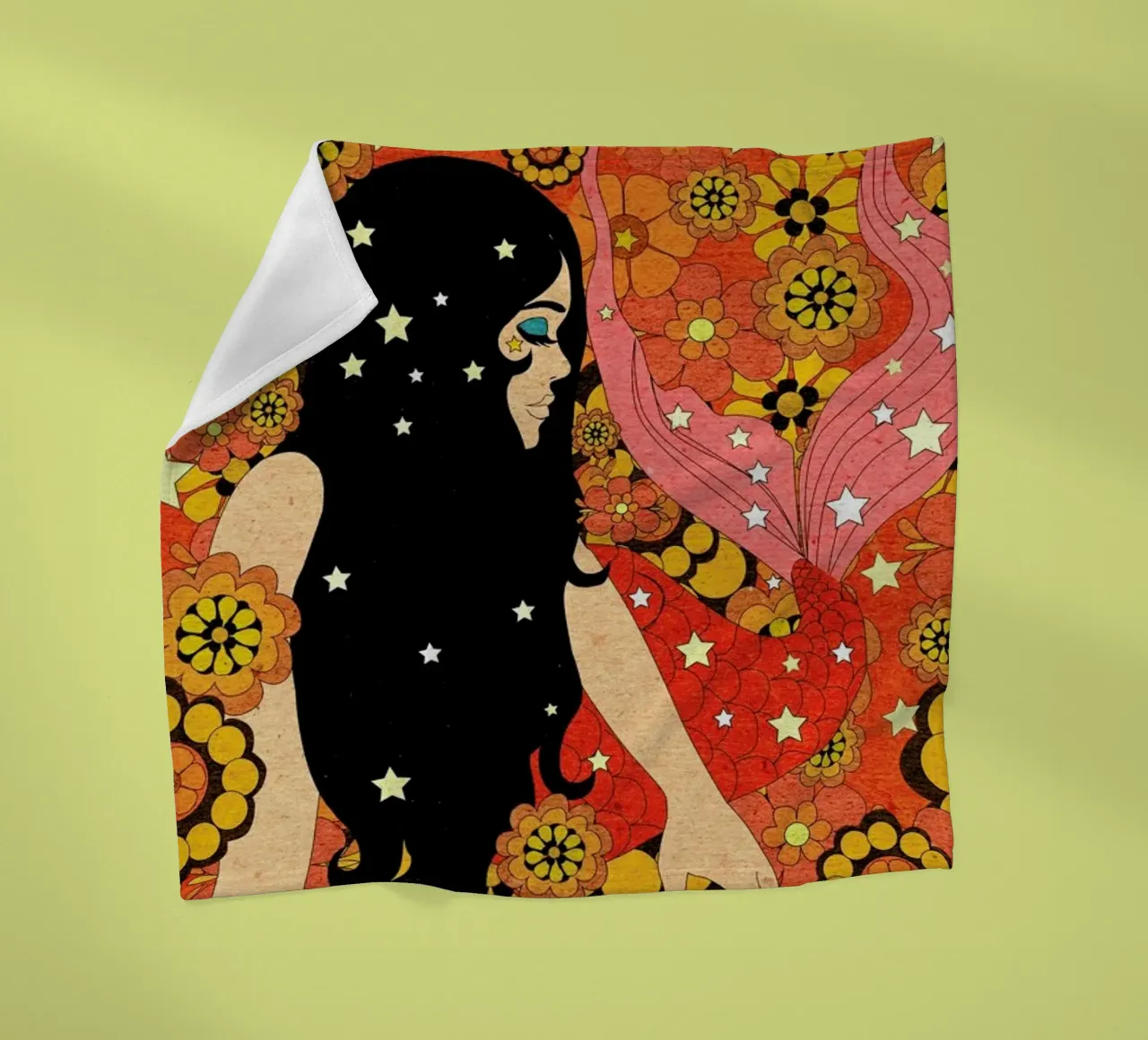 Mer Fleecedecke von Kris Tate