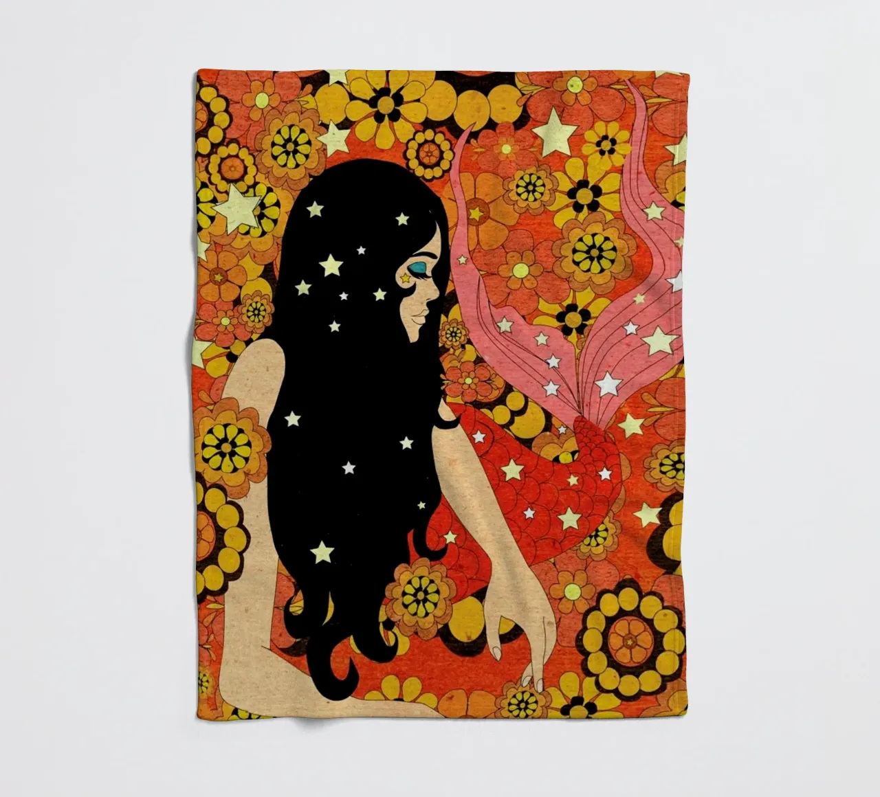 Mer Fleecedecke von Kris Tate