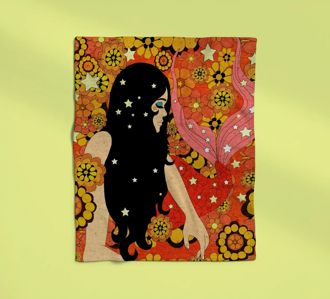 Mer Fleecedecke von Kris Tate