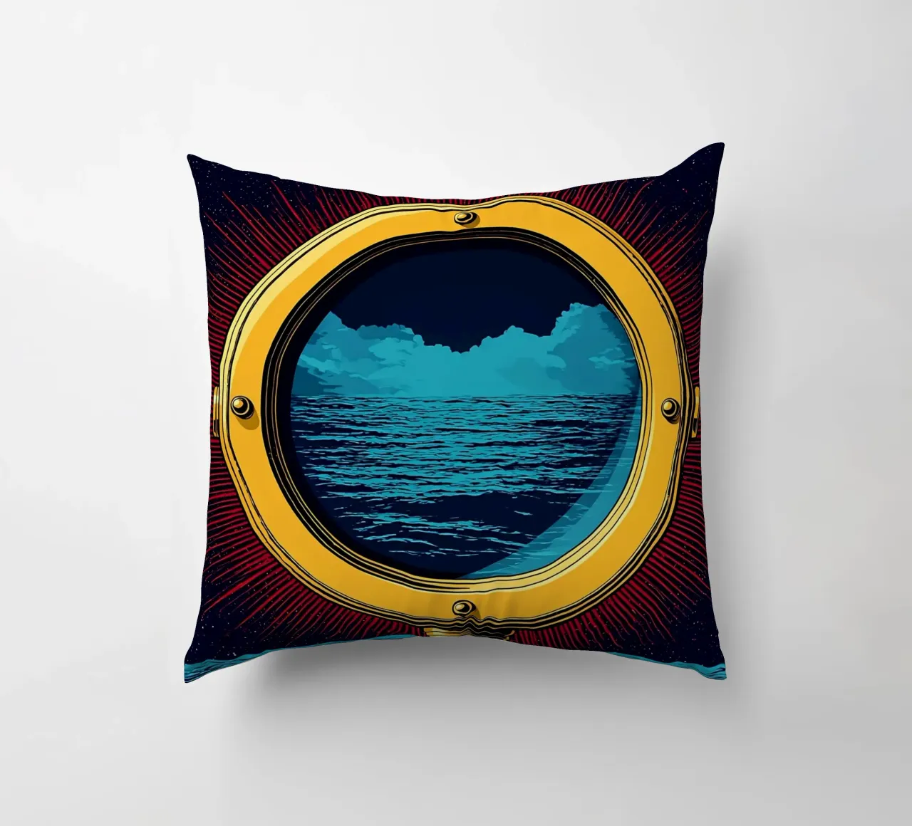 Telescopio - Pop Art cuscino da ColorCrash Gallery