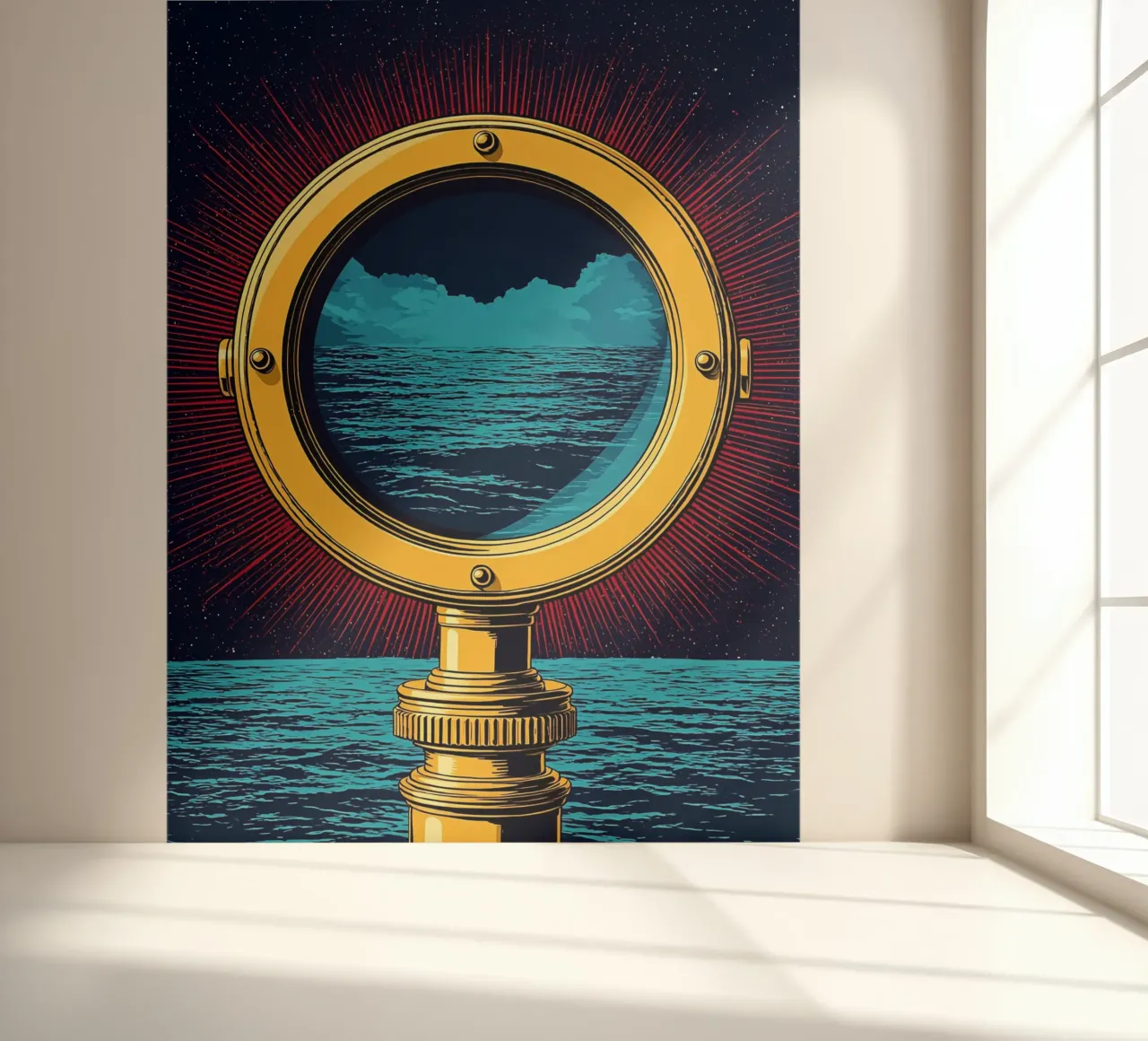 Telescope - Pop Art photo wallpaper by ColorCrash Gallery