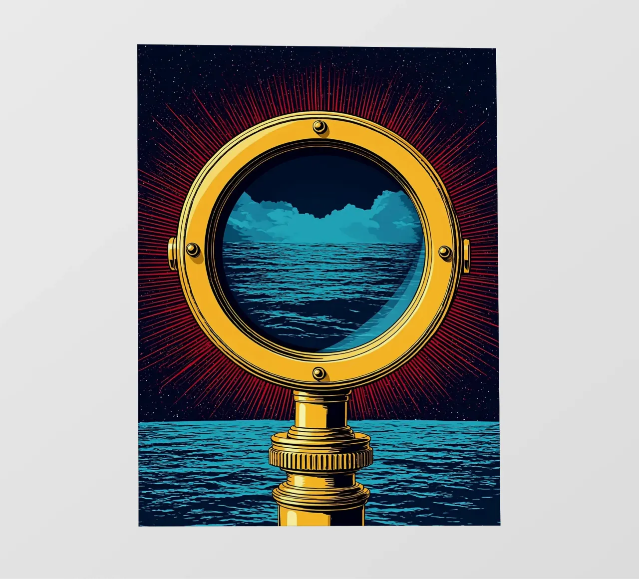 Telescope - Pop Art pvc cover by ColorCrash Gallery