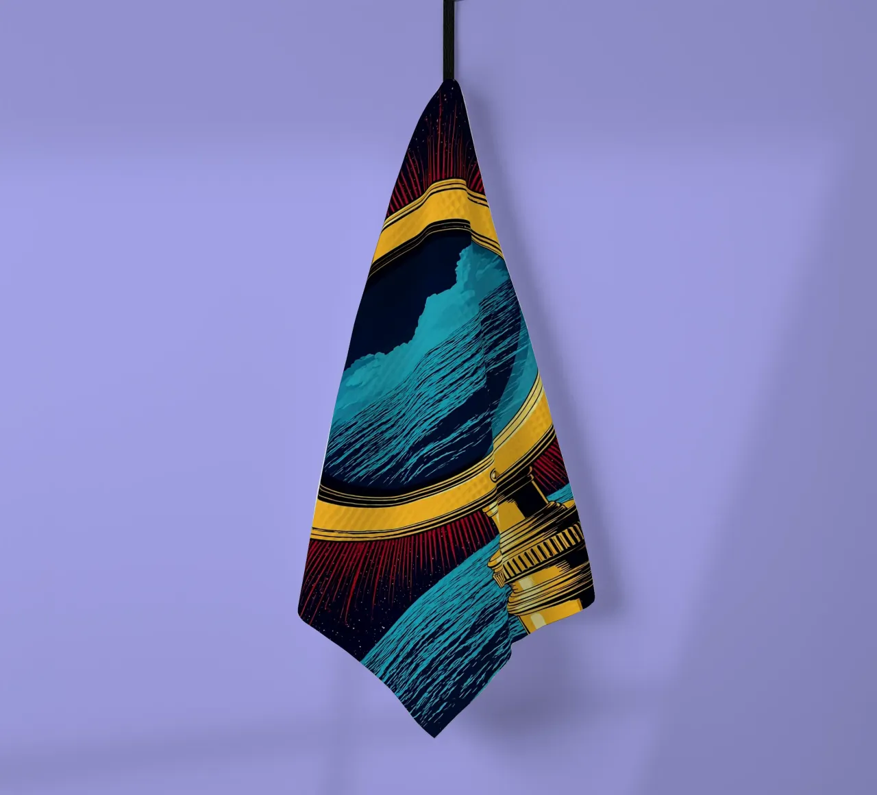 Telescopio - Pop Art canovaccio da cucina da ColorCrash Gallery