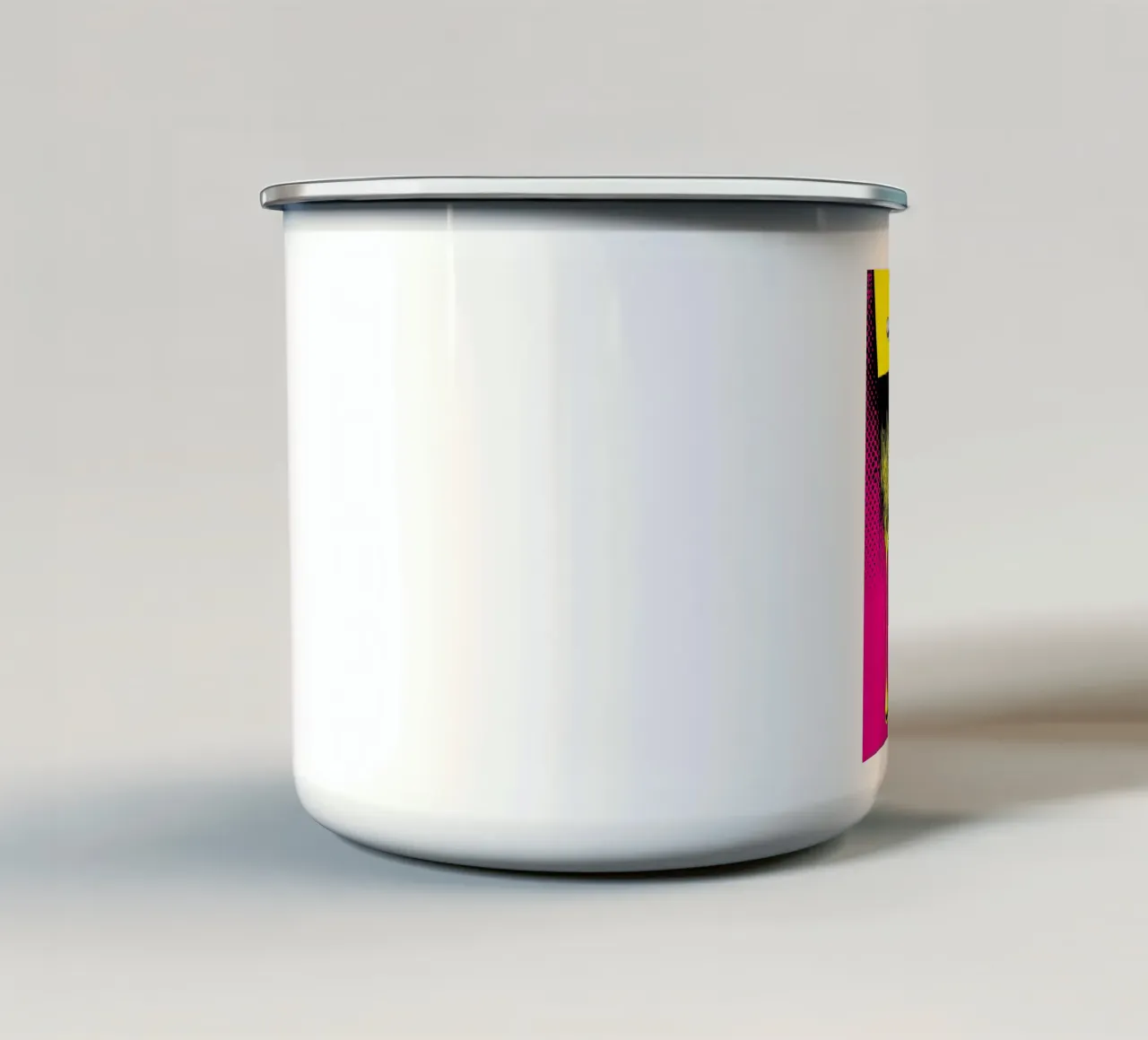 Pennello gocciolante - Pop Art tazza in smalto da ColorCrash Gallery