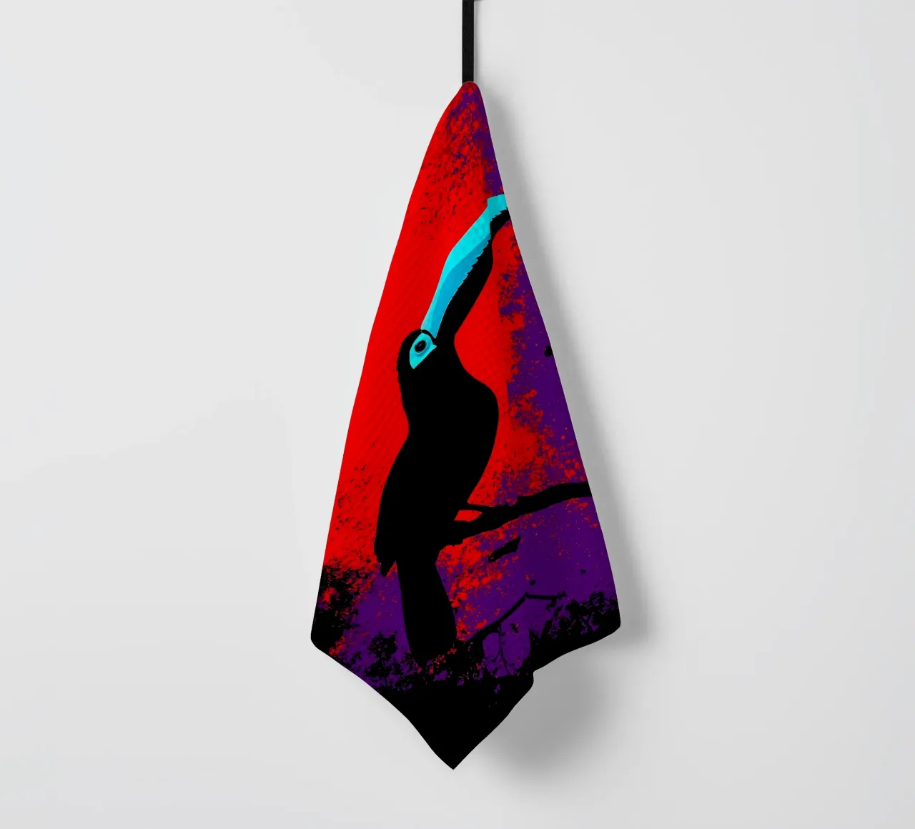 Toucan - Pop Art torchon de ColorCrash Gallery