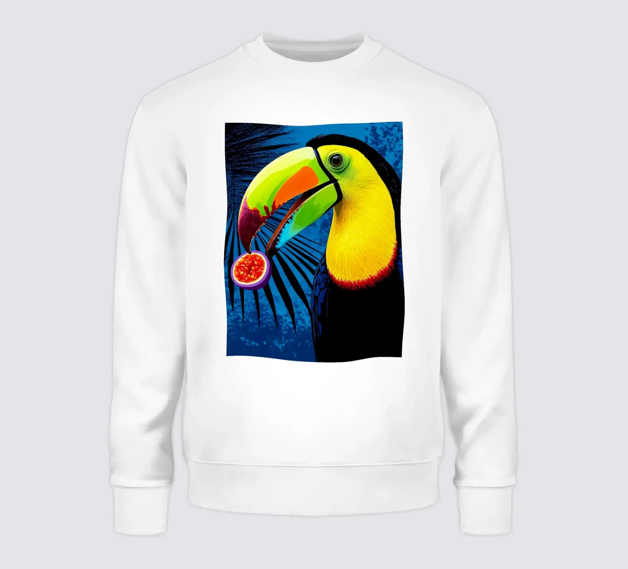 Toucan - Pop Art sweatshirt by ColorCrash Gallery