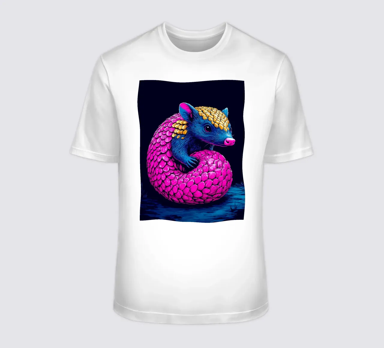 Pangolino - Pop Art t-shirt da ColorCrash Gallery