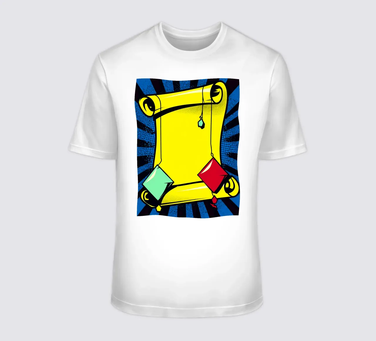Scroll - Pop Art t-shirt da ColorCrash Gallery