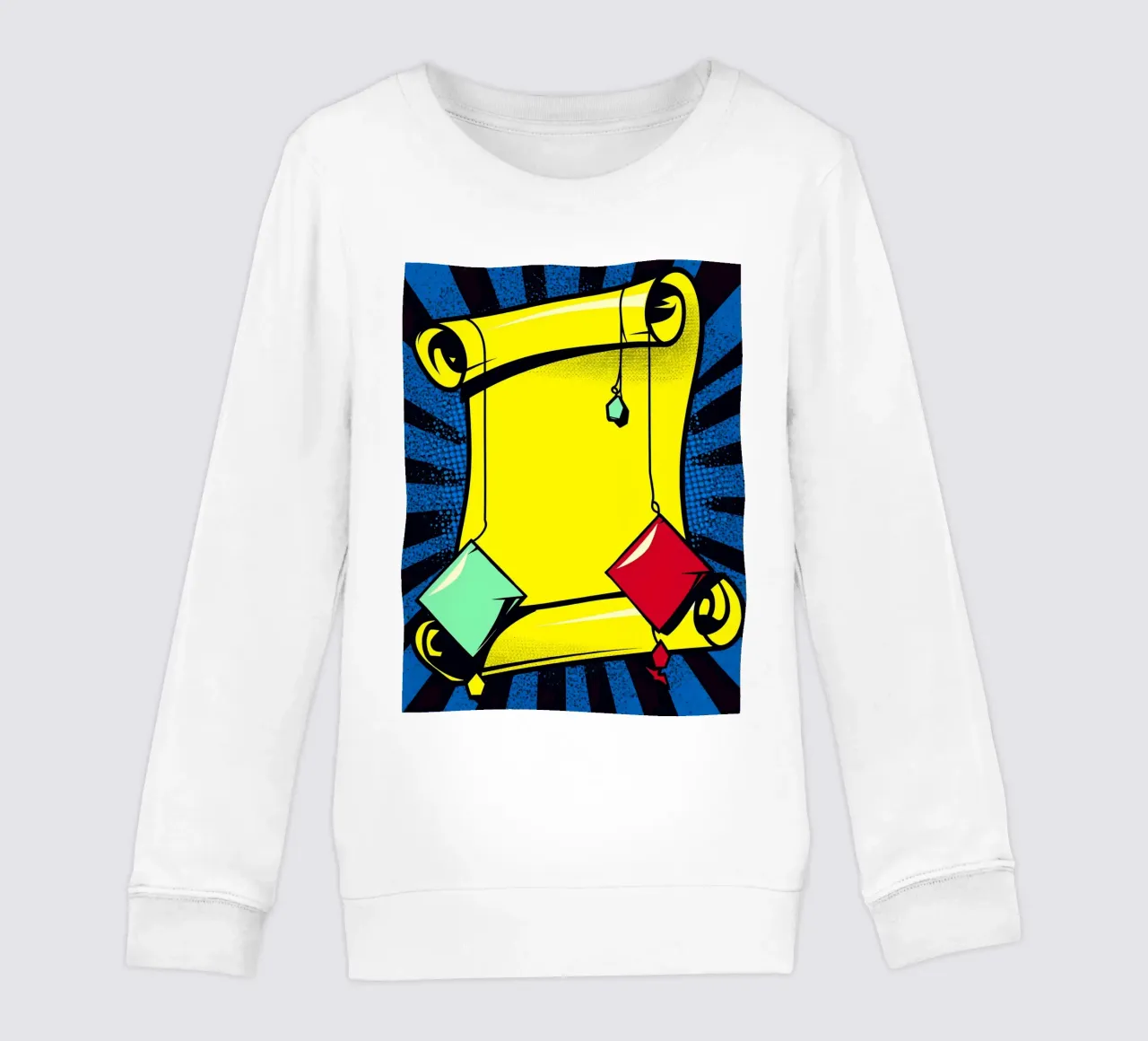 Scroll - Pop Art felpa bambino da ColorCrash Gallery