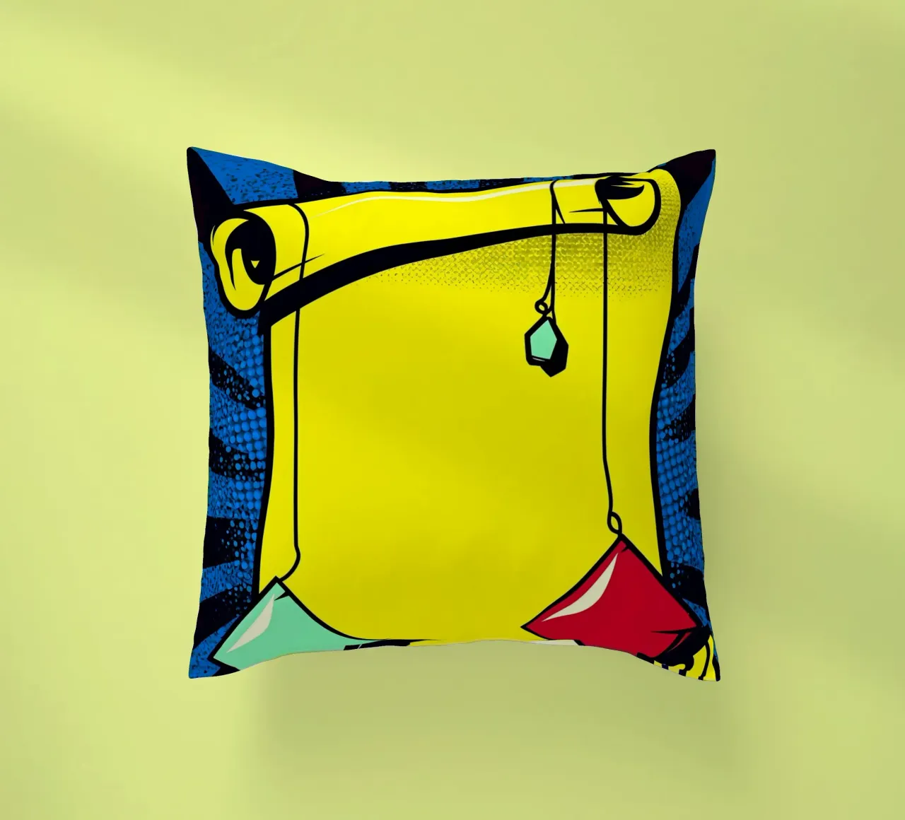 Scroll - Pop Art cuscino da ColorCrash Gallery