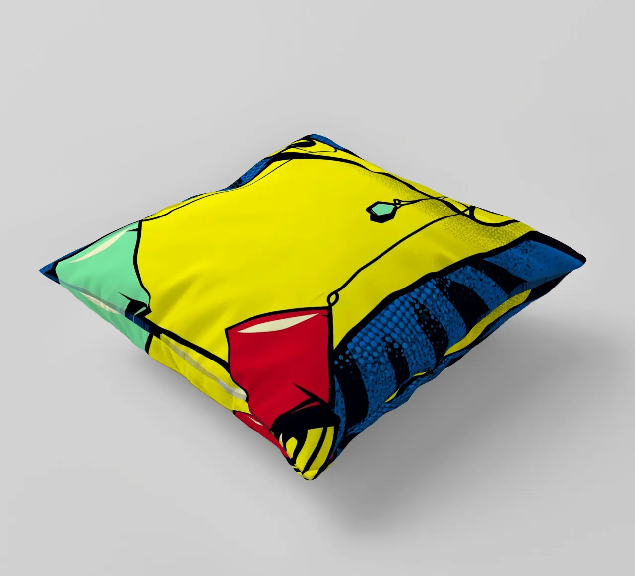 Scroll - Pop Art cuscino da ColorCrash Gallery
